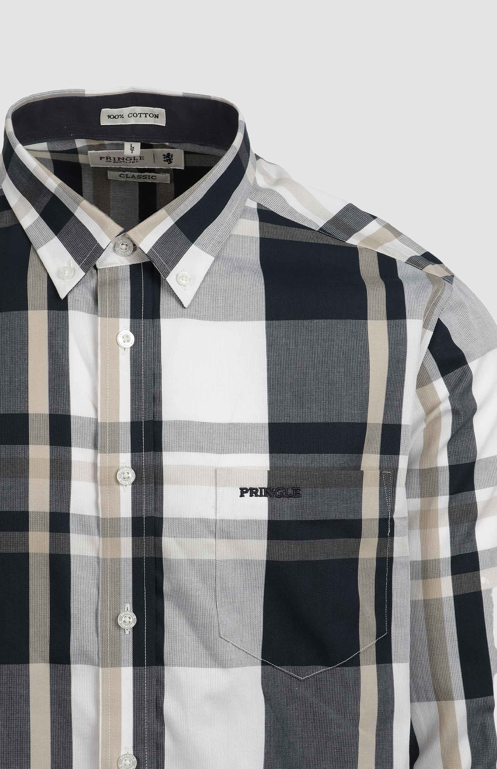 Pringle Quade Checked Classic Shirt - Image 2