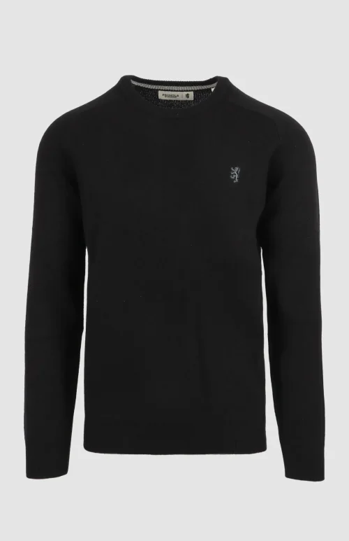Johnson Long Sleeve Lambswool Crew Sweater