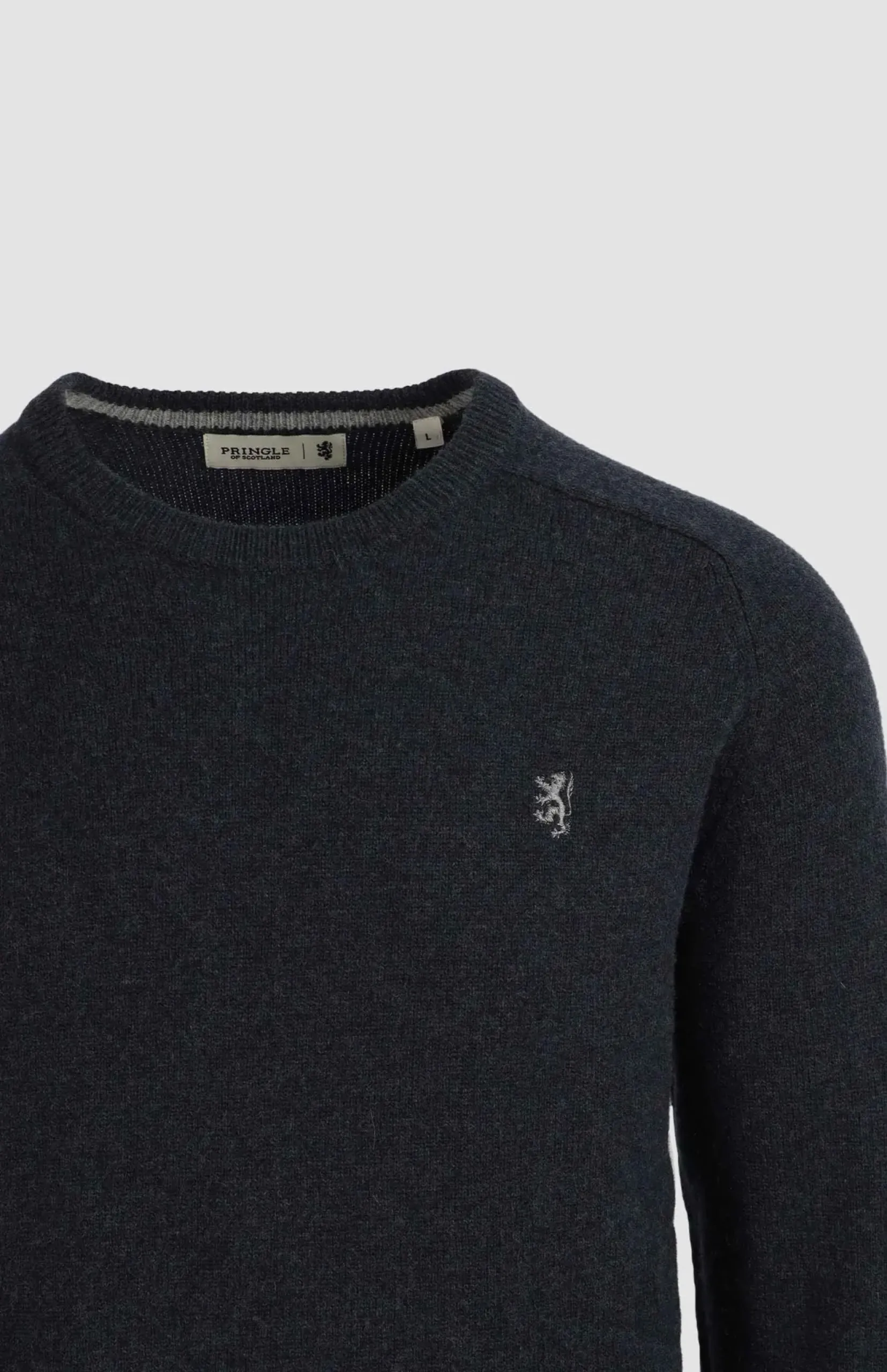Johnson Long Sleeve Lambswool Crew Sweater - Image 3