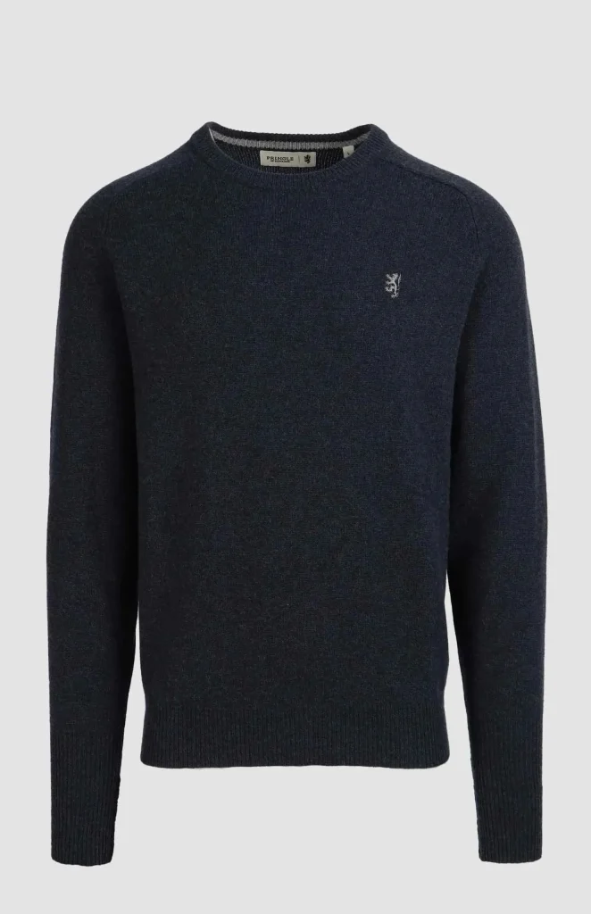 Johnson Long Sleeve Lambswool Crew Sweater