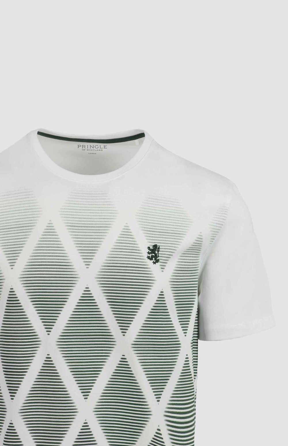 Pringle Errol Green and Gold T-Shirt - Image 2