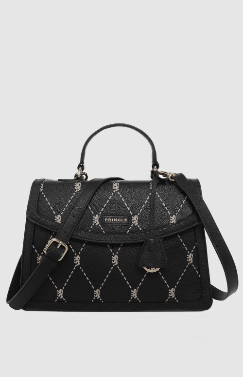 Pringle Argyle AOP Top Handle Crossbody Bag