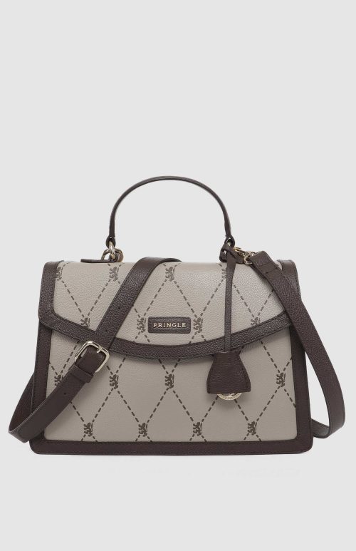 Pringle Argyle AOP Top Handle Crossbody Bag