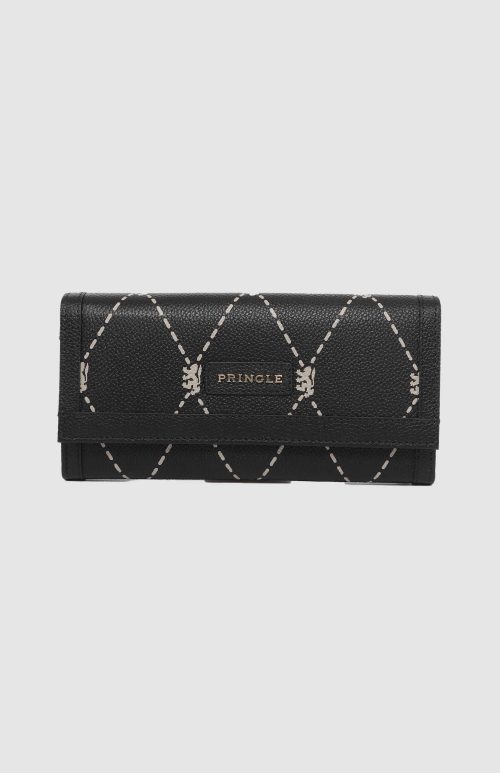 PRINGLE ARGYLE AOP FLAPOVER PURSE
