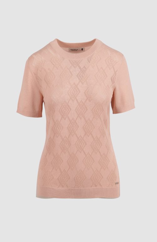 Carmen Pointelle Knitted Top
