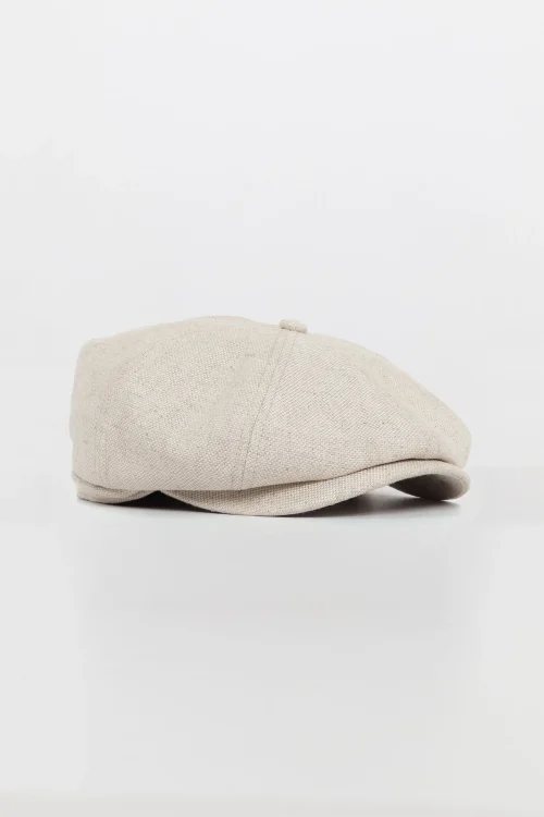 Luca Linen Blend Newsboy Cap