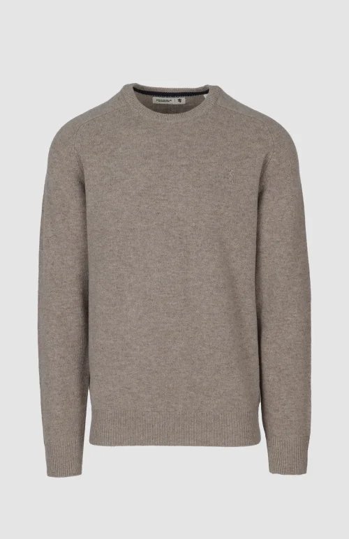 Johnson Long Sleeve Lambswool Crew Sweater