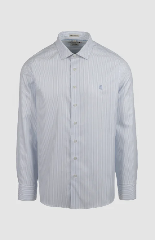 Pringle Ronan Anti-Wrinkle Stripe Tailored Shirt