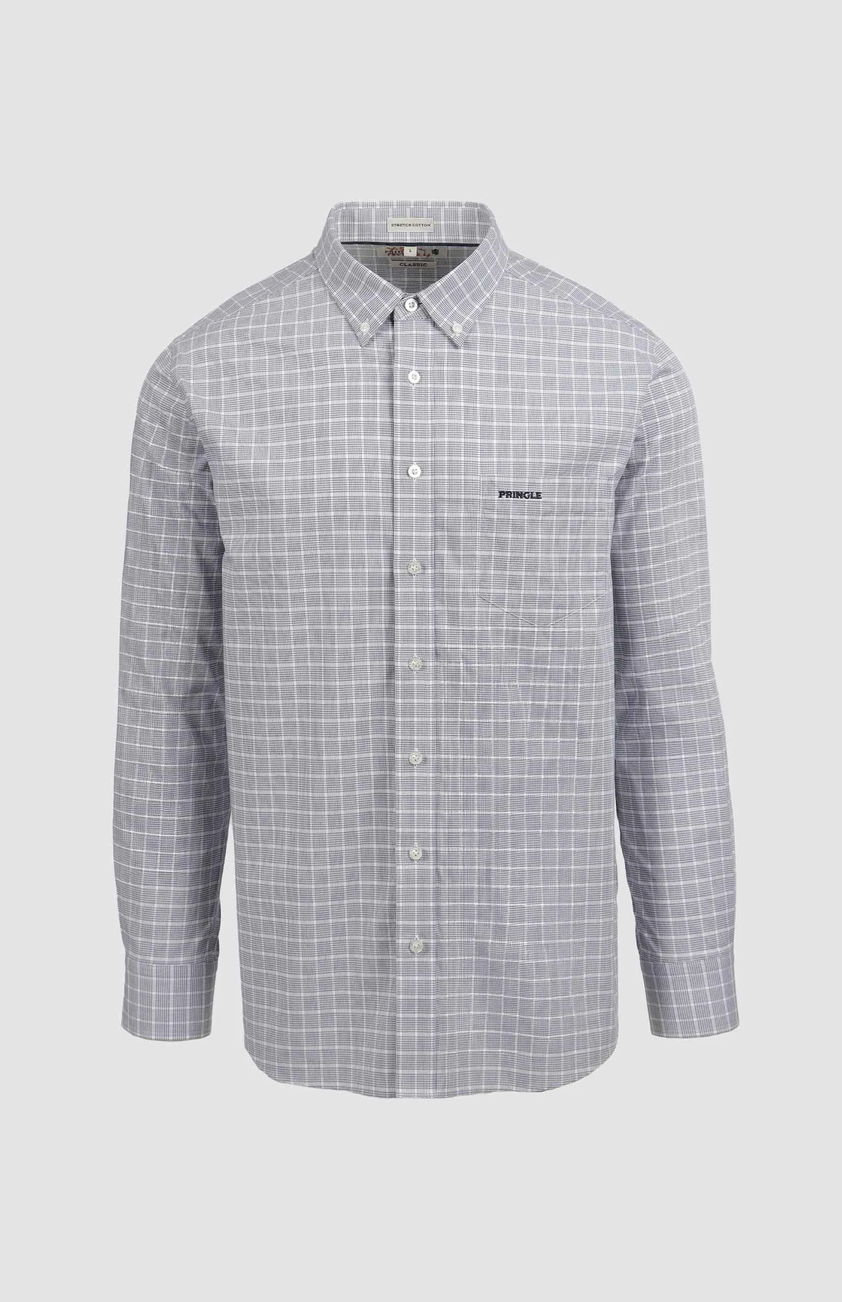 Pringle Gabe Check Easy Care Classic Shirt