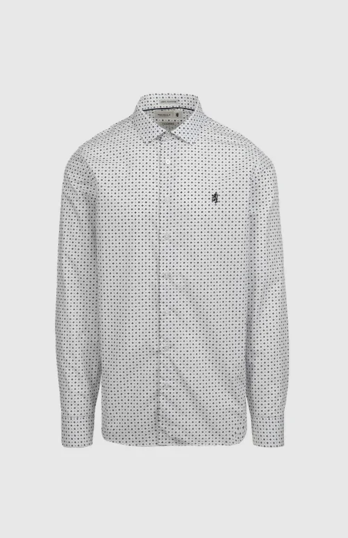 Pringle Larry Micro Geo Tailored Shirt Tall