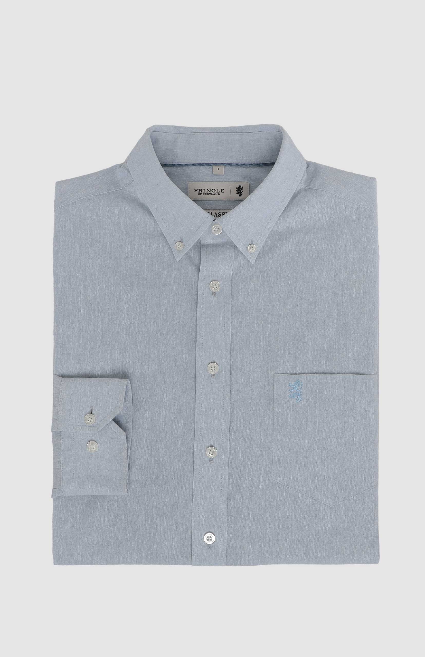 Riaan Cotton-Linen Classic Shirt - Image 4