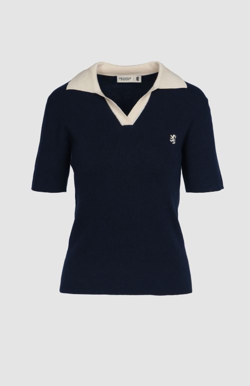 Amara Ribbed Knitted Golfer
