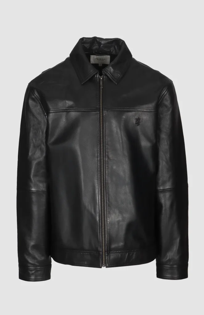 Douglas Leather Jacket - Pringle of Scotland®