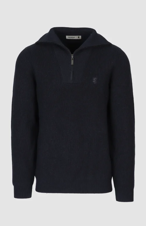 Kyle 1/4-Zip Ribbed Knit