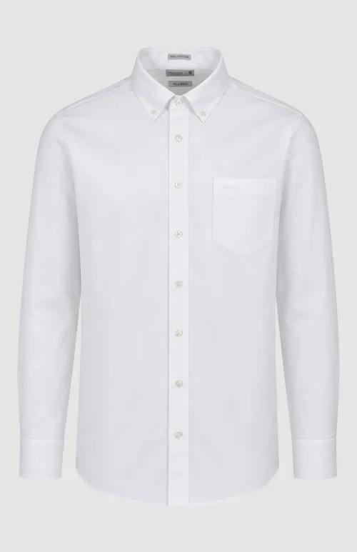 Alexander Textured Easy Care Long Sleeve Classic Shirt