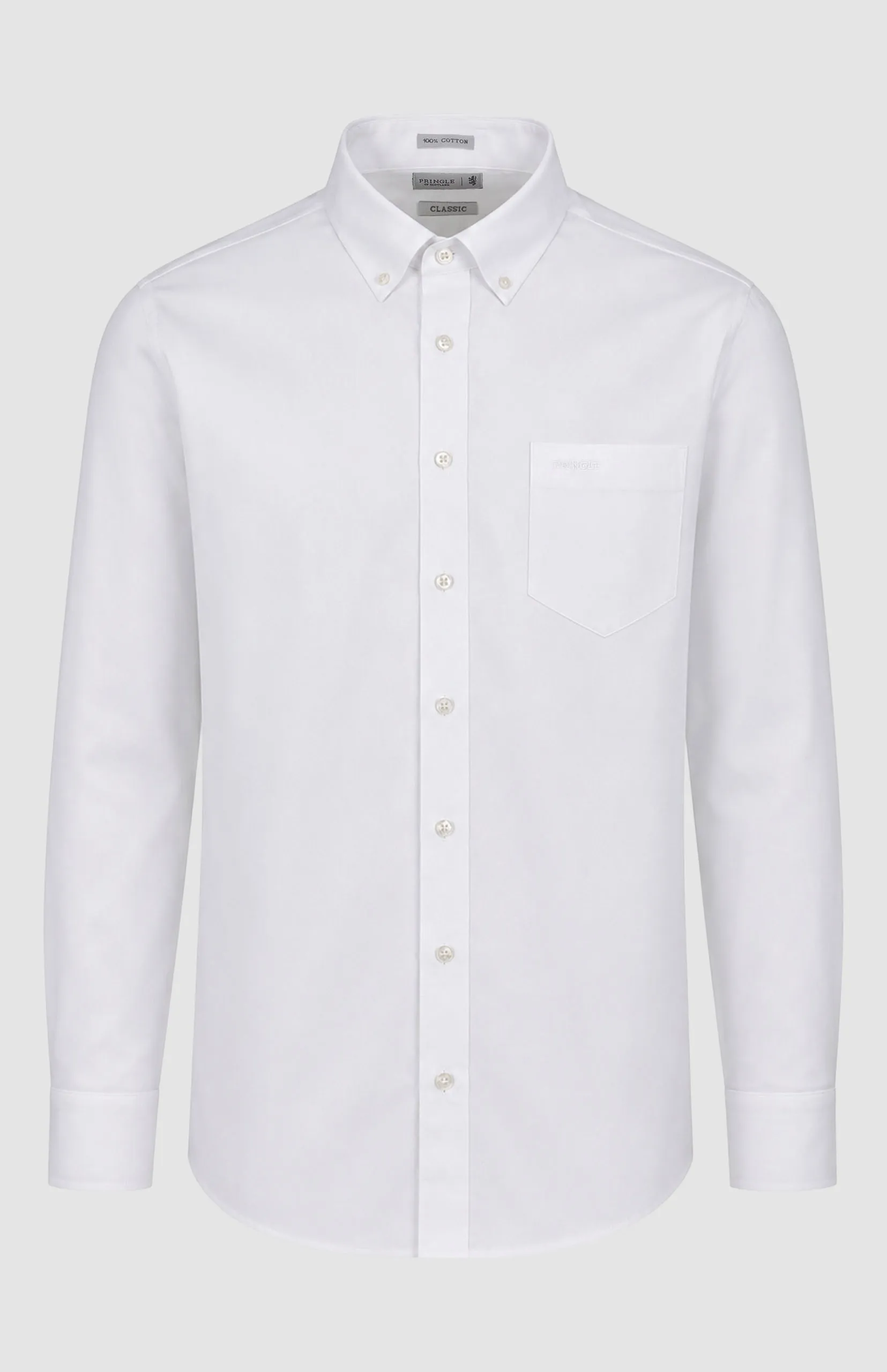 Alexander Textured Easy Care Long Sleeve Classic Shirt