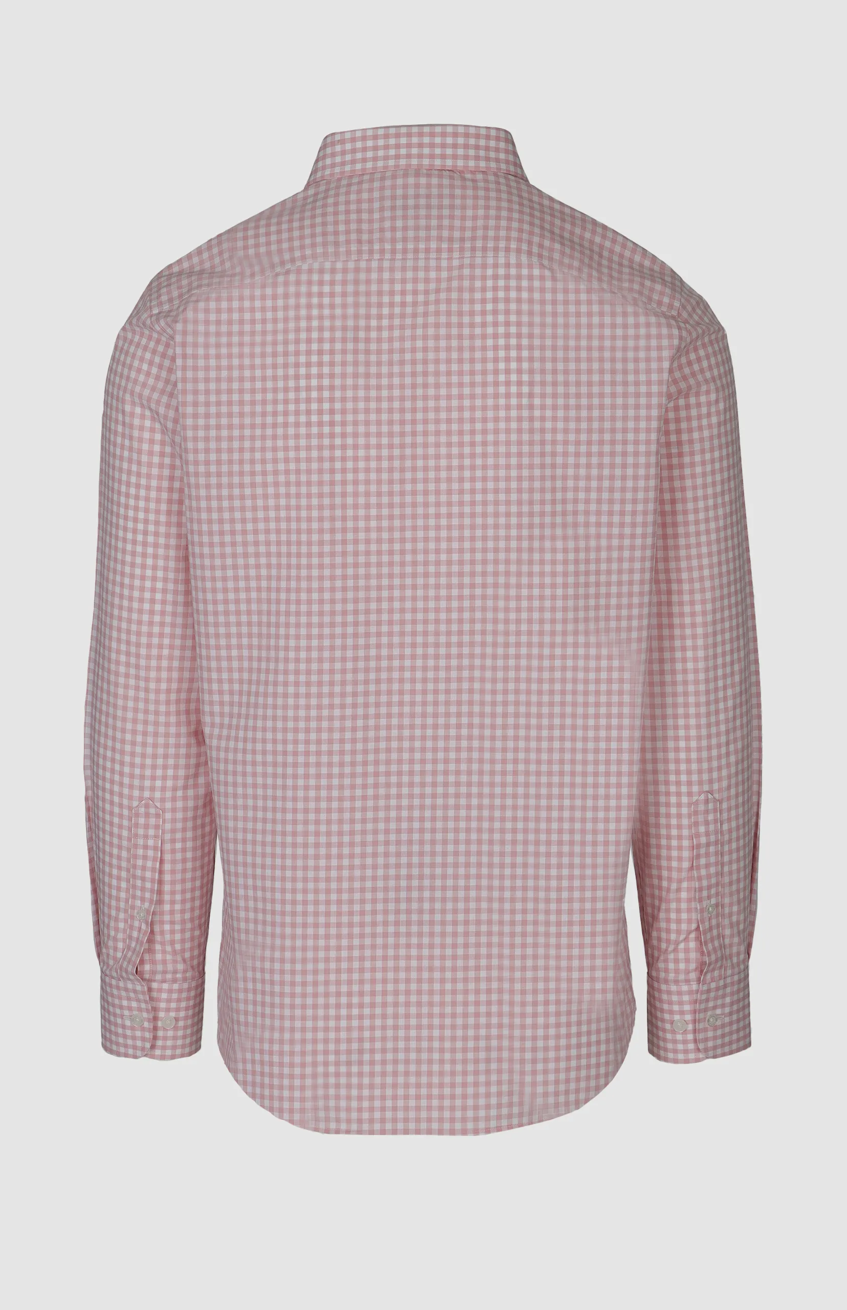 Bernard Gingham Easy Care LS Tailored Shirt - Image 2