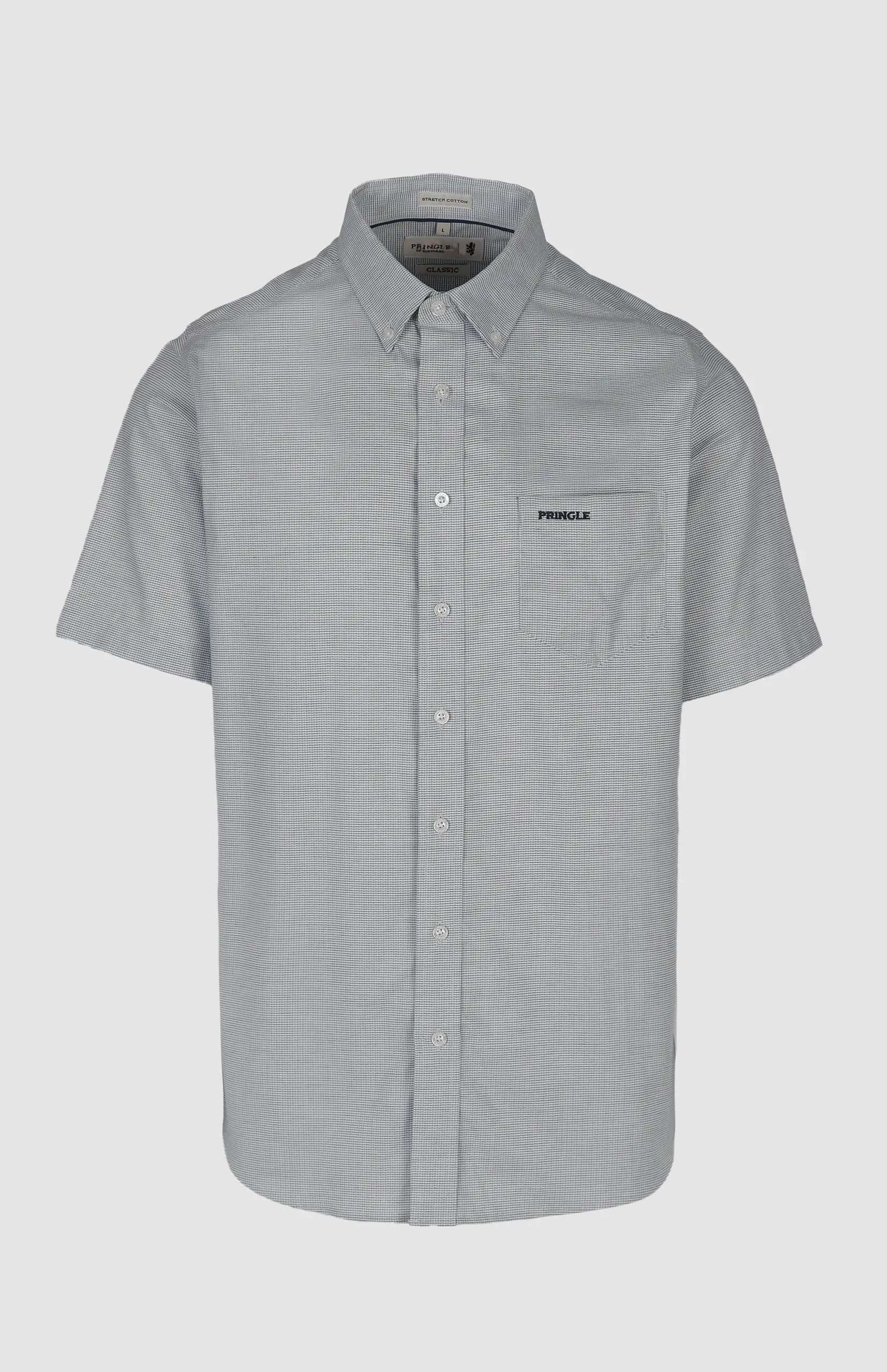 Moses Textured Short Sleeve Classic Shirt