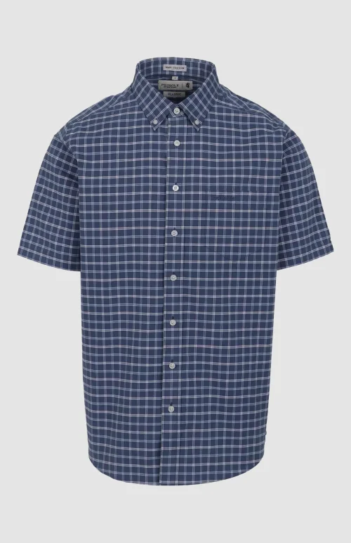 Lucas Oxford Check Classic SS Shirt