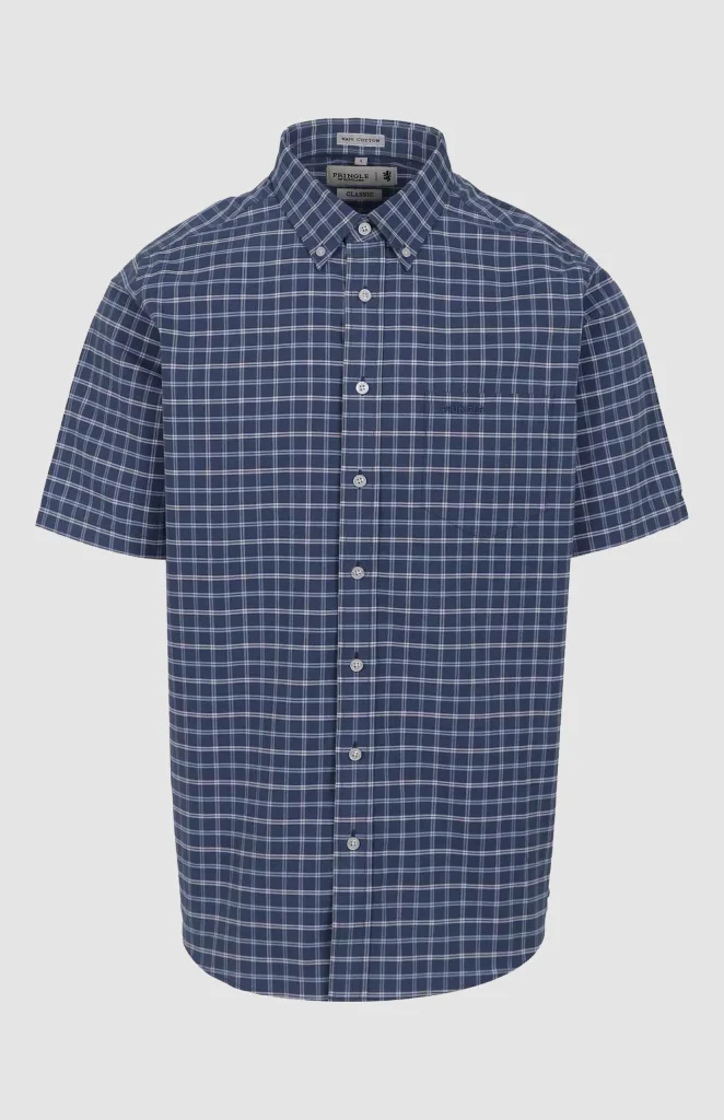 Lucas Oxford Check Classic SS Shirt