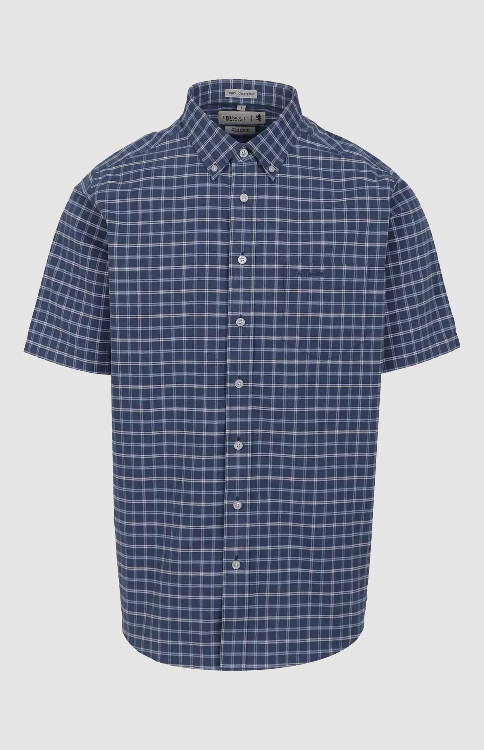 Lucas Oxford Check Classic SS Shirt