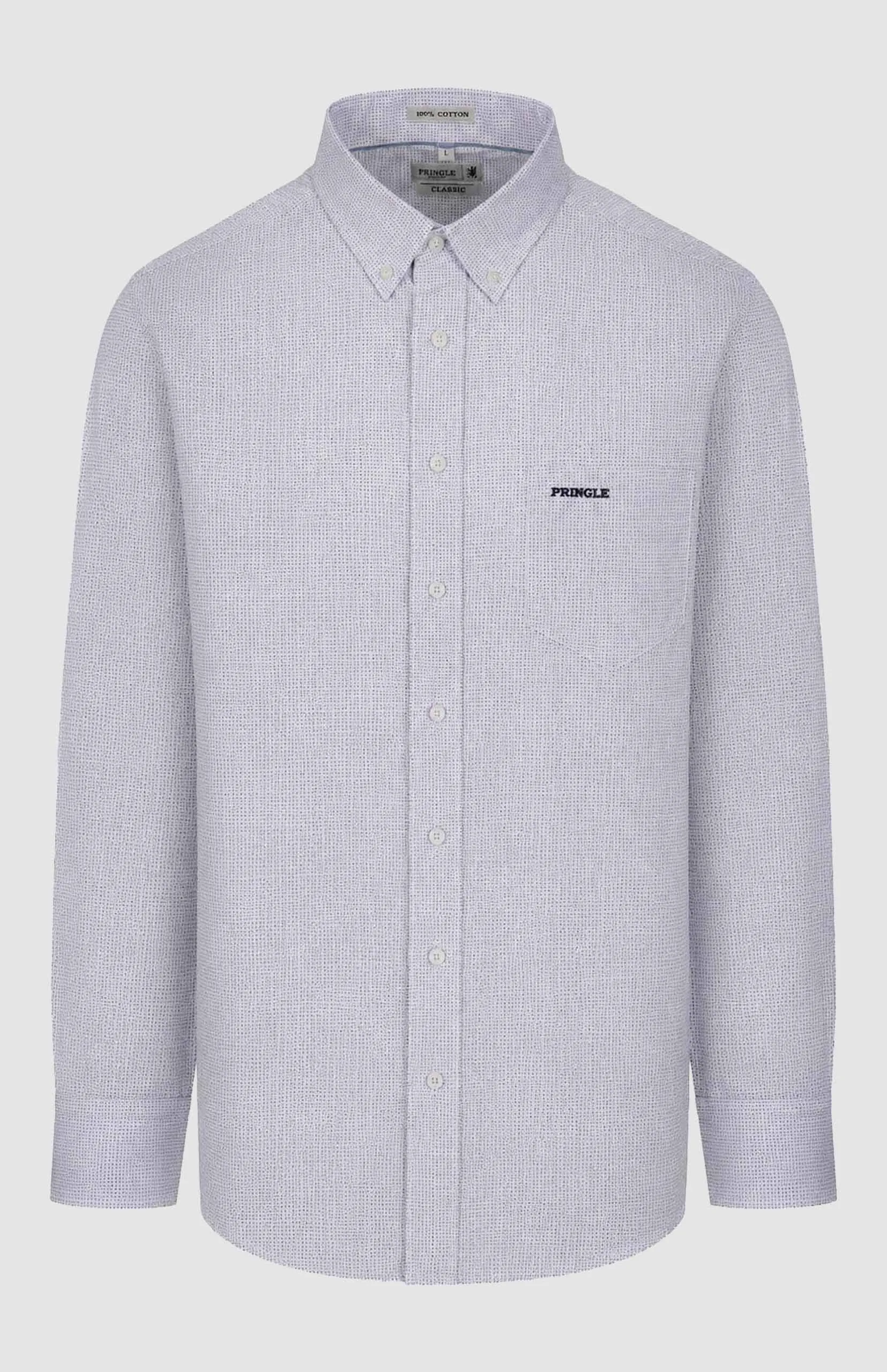 Harrison Printed Classic LS Shirt