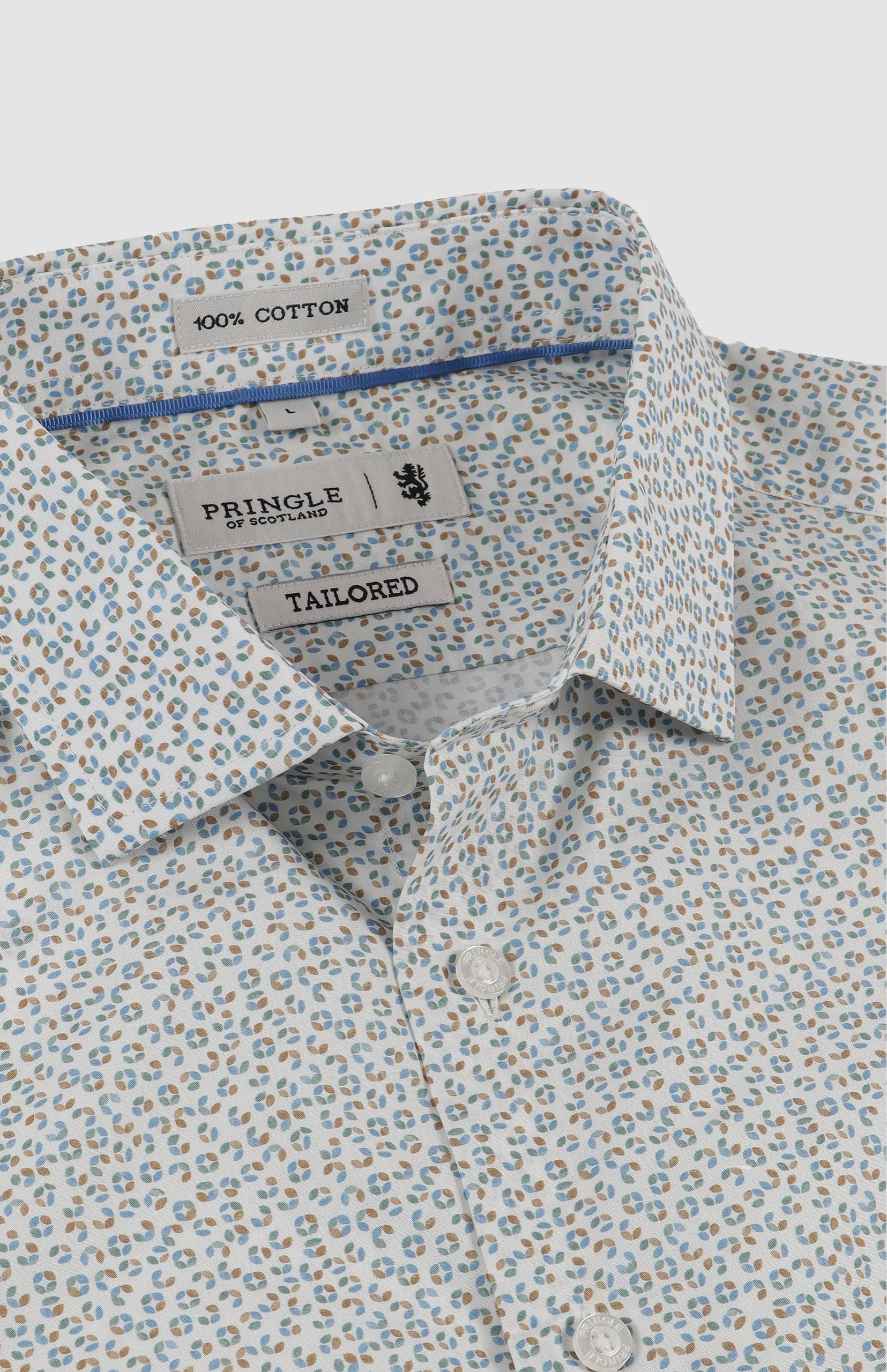 Liam Printed Long Tailored Shirt - Image 3