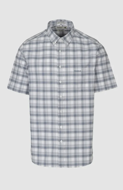 Samual Oxford Check Short Sleeve Classic Shirt