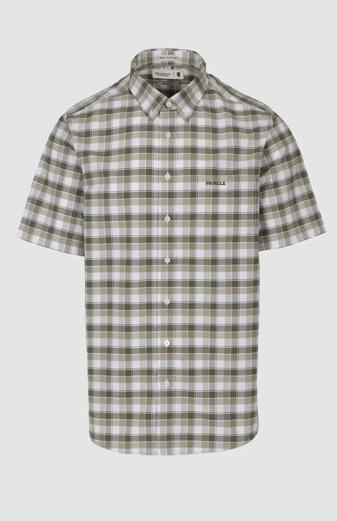 Samual Oxford Check Short Sleeve Classic Shirt