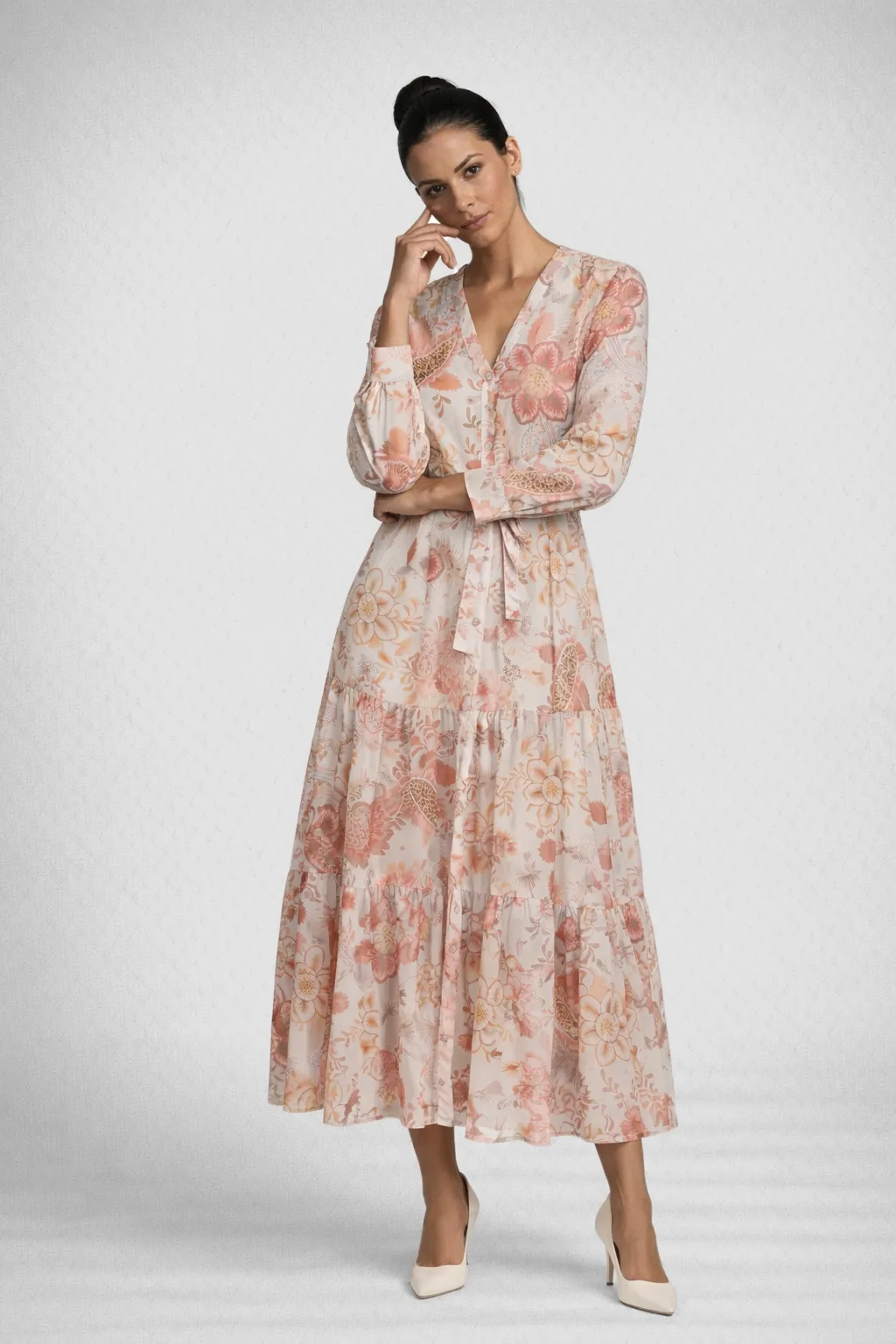 Madison Printed Maxi Dress