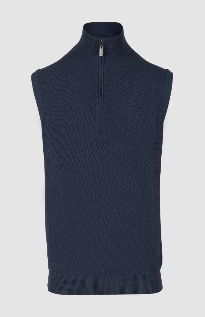 Ricky Sleeveless 1/4-Zip Knit