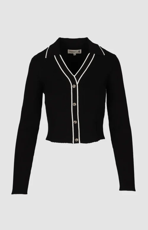 Maeve Button-Through Knit Top
