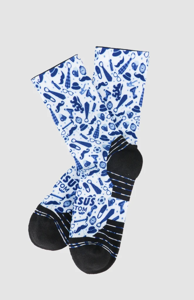 VERSUS X PRINGLE STEFAN CREW SOCK