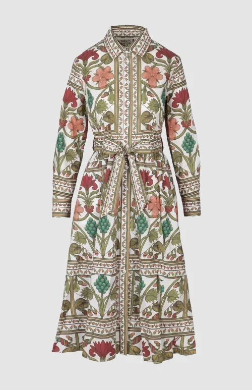 Andrea Floral Shirt Dress