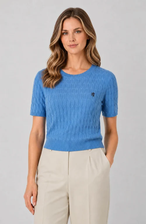 The Faye Cashmere Blend Knit Top
