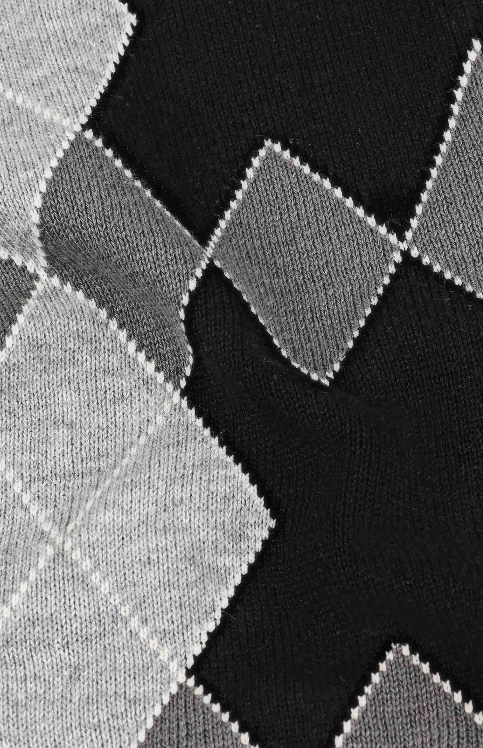 Vuyo Argyle Knit Top - Image 3