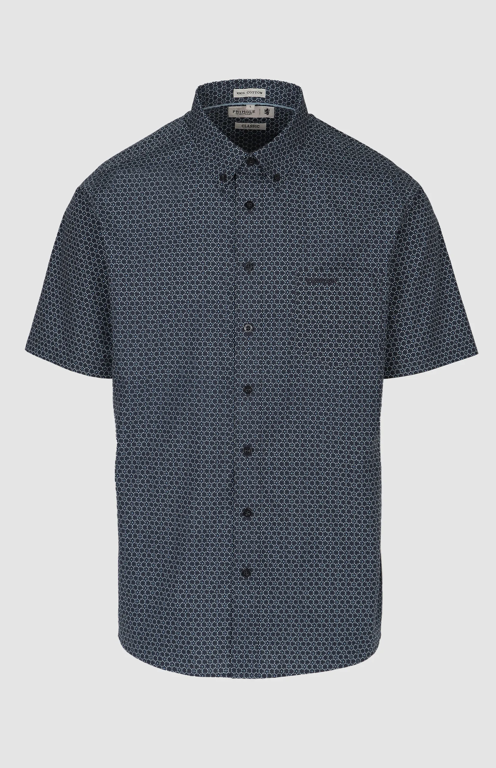 Thomas Printed Short Sleeve Classic Shirt