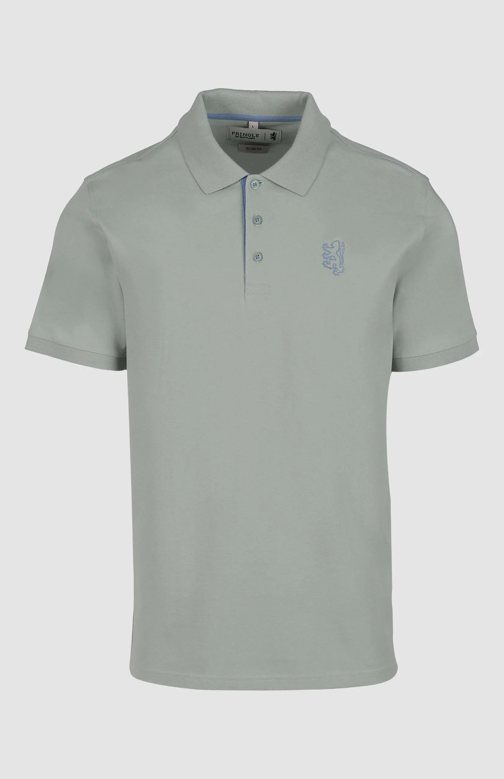 Aiden Slim Fit Piqué Golfer