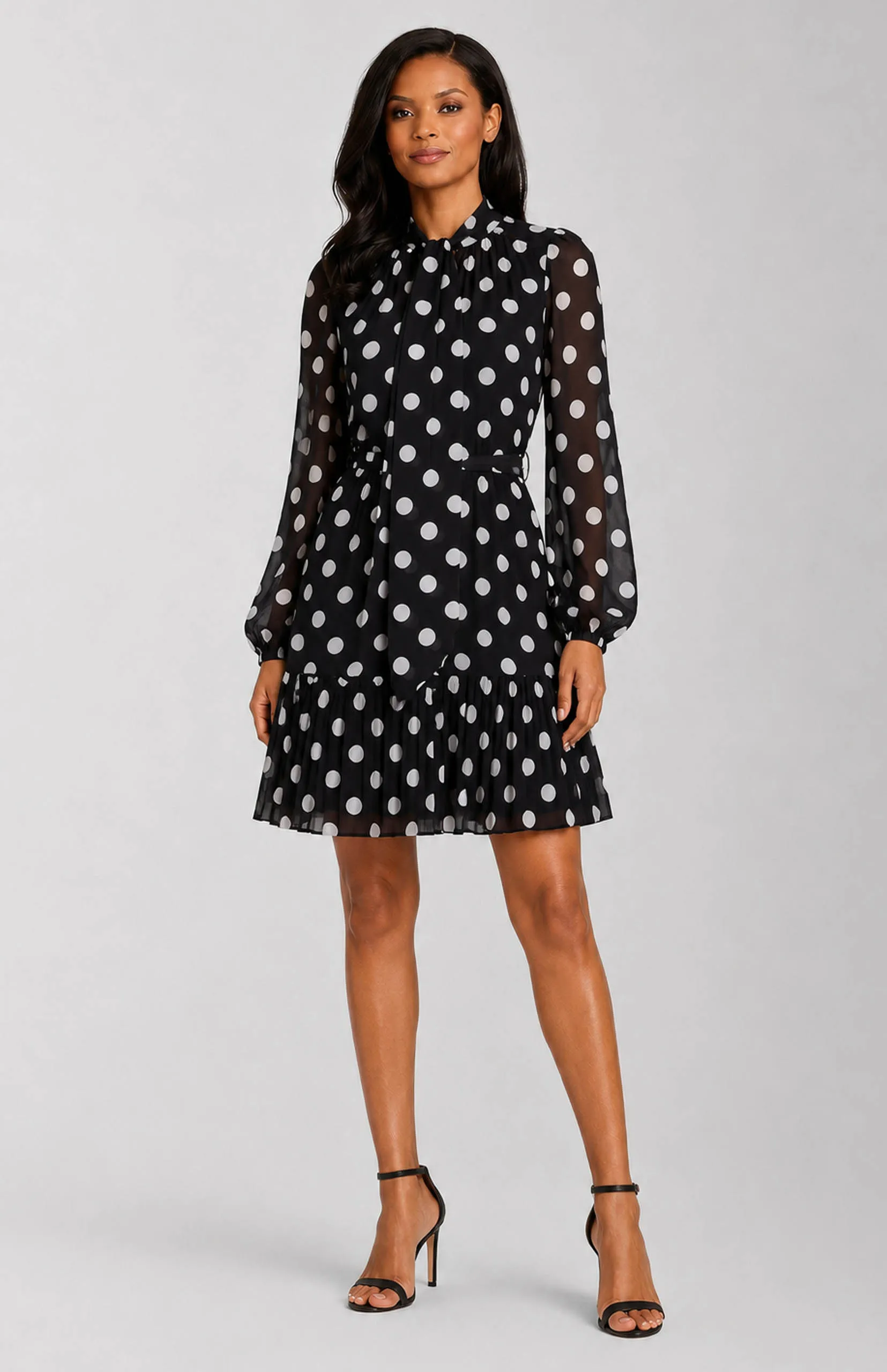 Brit Mini Polka Dot Dress