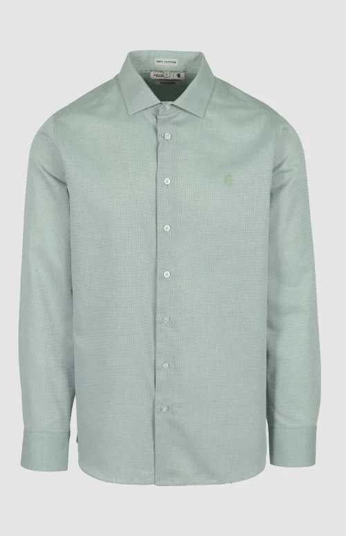Nathan Textured Tailored LS Shirt