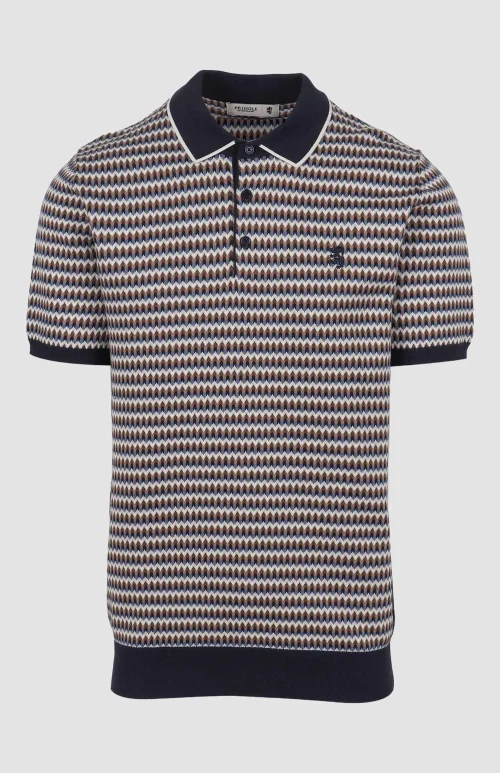 Damon Jacquard Multi Knitted Golfer