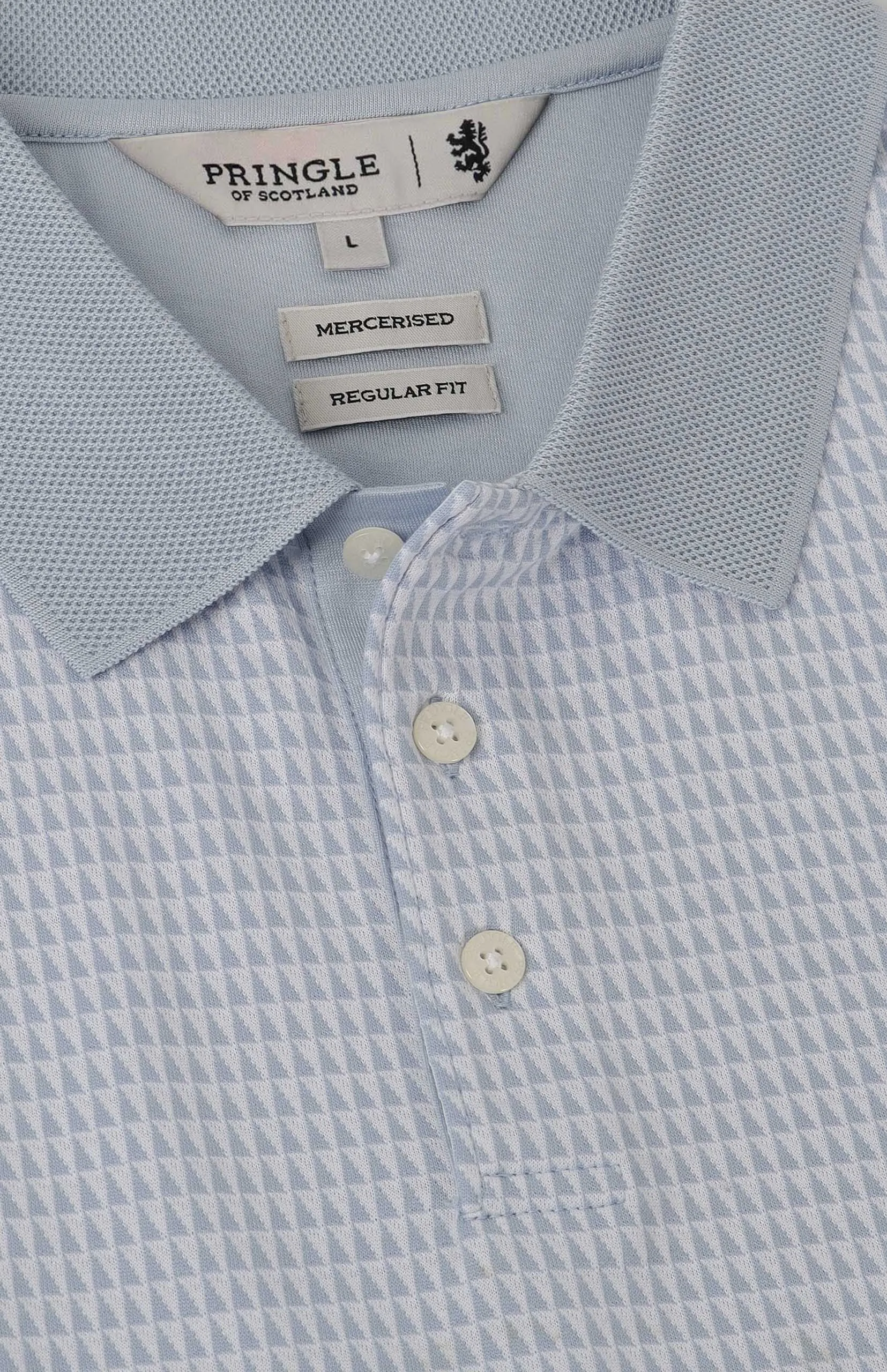 Amos Jacquard Mercerised Golfer - Image 3