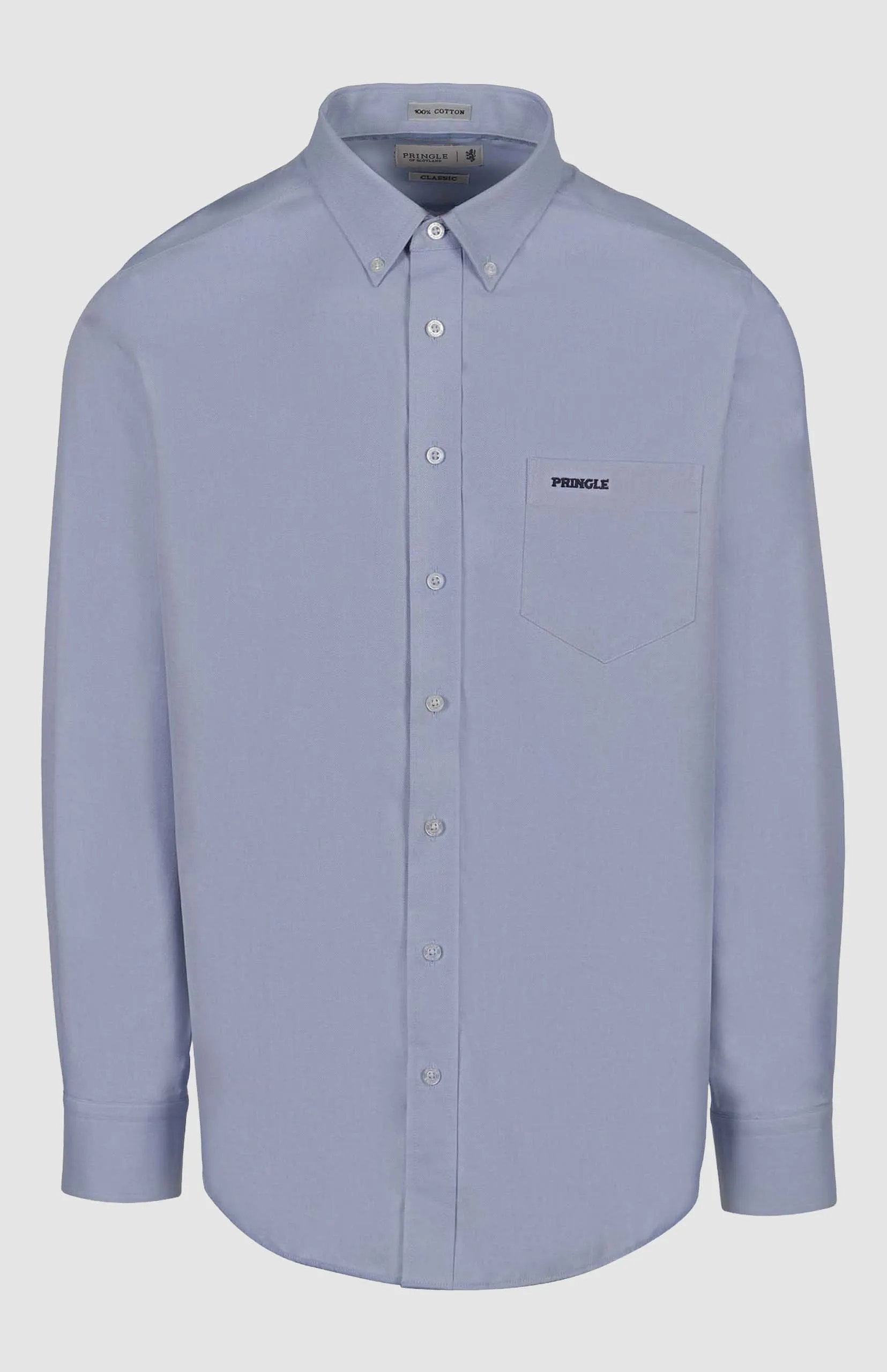 Alexander Textured Easy Care Long Sleeve Classic Shirt