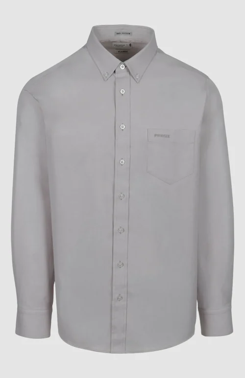 Alexander Textured Easy Care Long Sleeve Classic Shirt