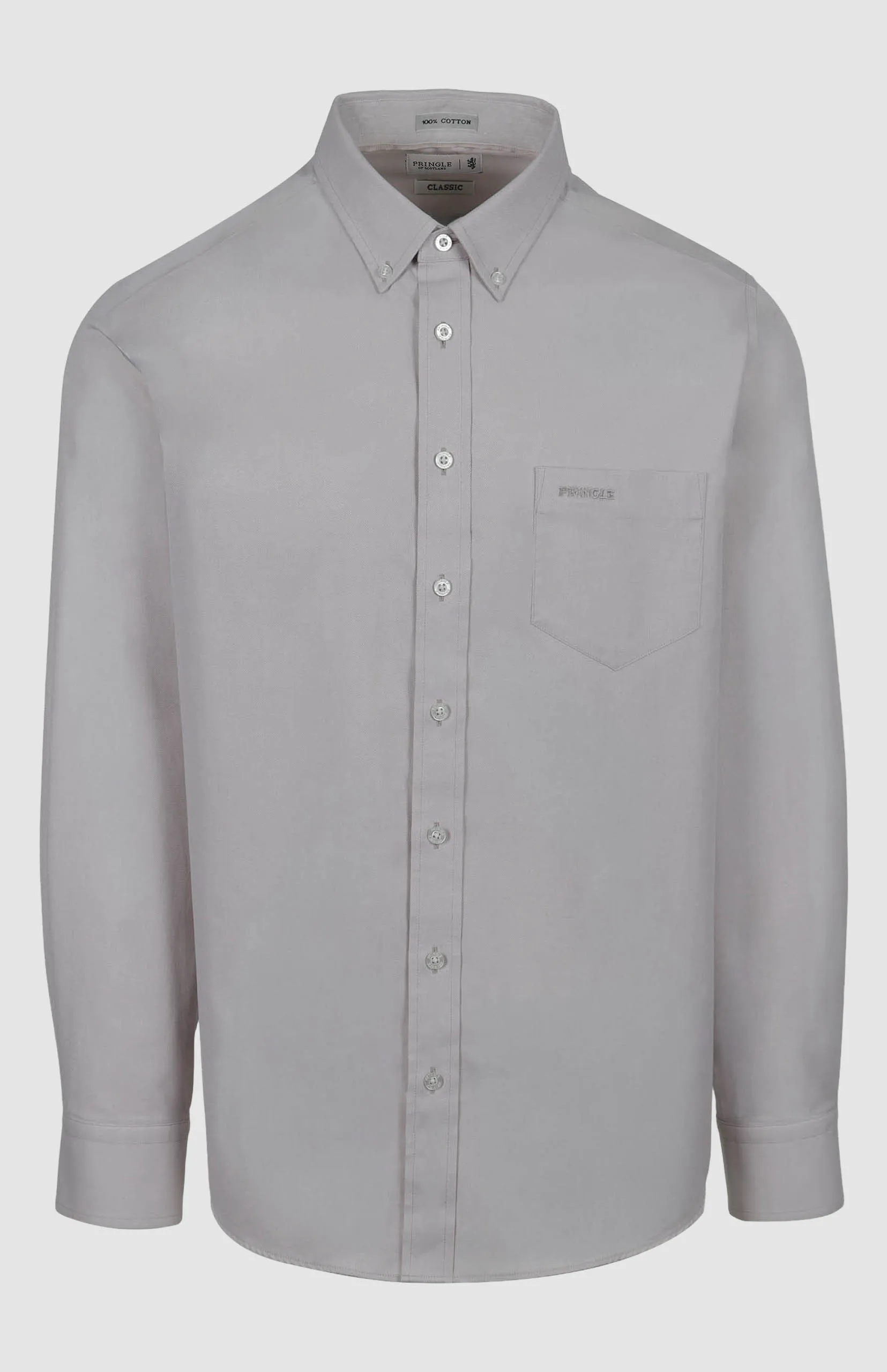 Alexander Textured Easy Care Long Sleeve Classic Shirt