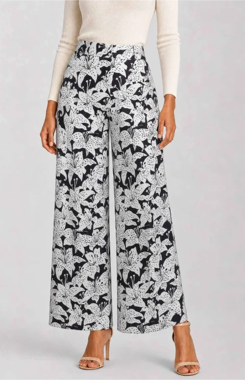 Lia Floral Wide Leg Pants