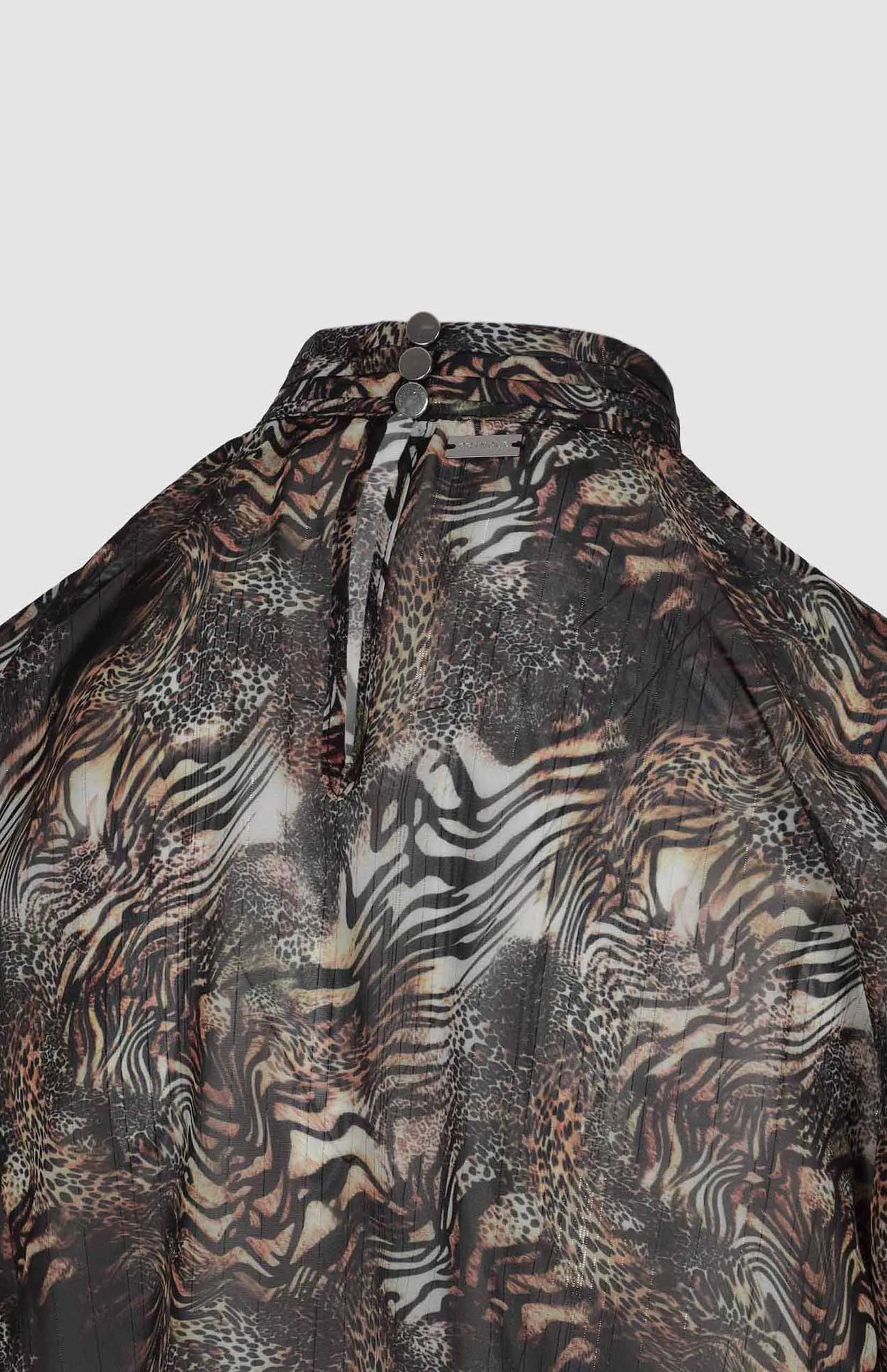 Penny Lurex Stripe Blouse - Image 4