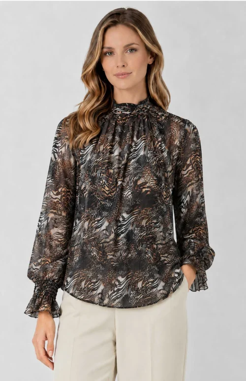 Penny Lurex Stripe Blouse