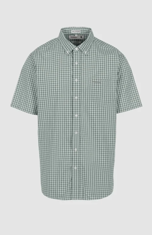 Bryan Gingham Short Sleeve Classic Shirt