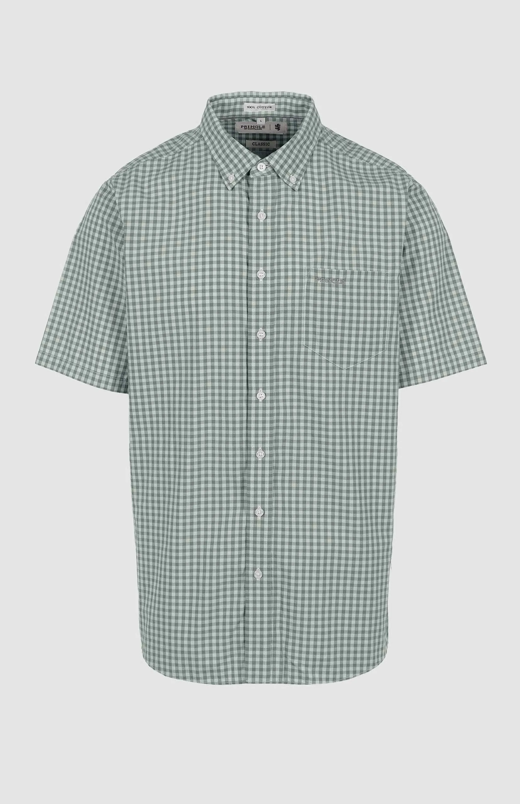 Bryan Gingham Short Sleeve Classic Shirt